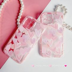 Case Ốp điện thoại iPhone Phao Tim Trong Chống Shock iPhone 11/12/13/14/15/Pro/Promax