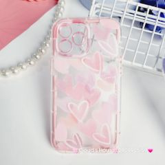 Case Ốp điện thoại iPhone Phao Tim Trong Chống Shock iPhone 11/12/13/14/15/Pro/Promax