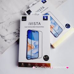 CƯỜNG LỰC Siêu Mượt iVISTA Chính Hãng WIWU FULL VIỀN