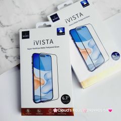 CƯỜNG LỰC Siêu Mượt iVISTA Chính Hãng WIWU FULL VIỀN