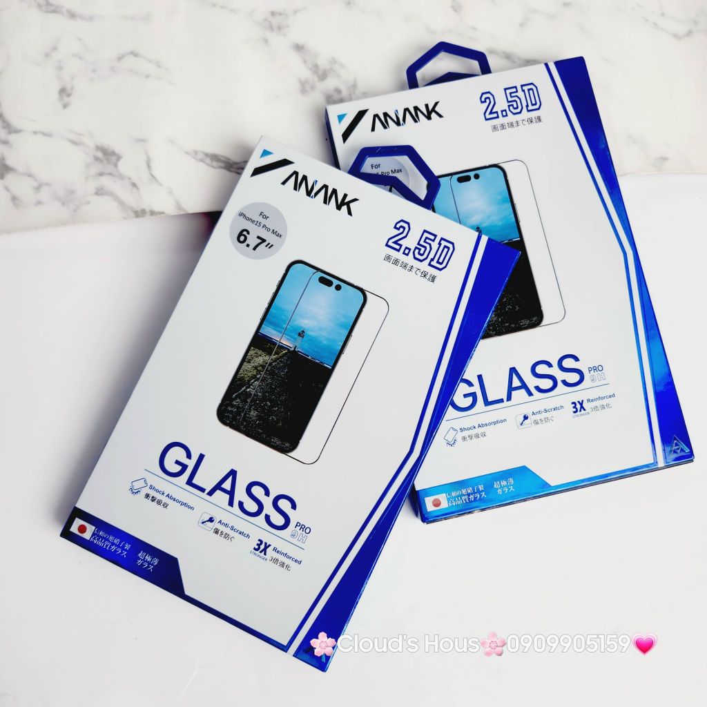 CƯỜNG LỰC CHÍNH HÃNG ANANK FULL VIỀN ( Hộp rời)