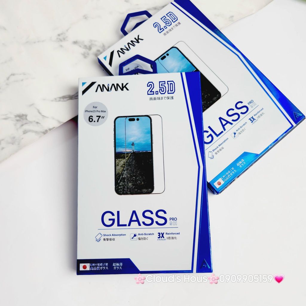 CƯỜNG LỰC CHÍNH HÃNG ANANK FULL VIỀN ( Hộp rời)