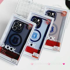 Case Ốp điện thoại Trong lưng nhám Magsafe chính hãng Filada - Shock Resistant iPhone 11/12/13/14/Plus/Pro/Promax (viền màu)