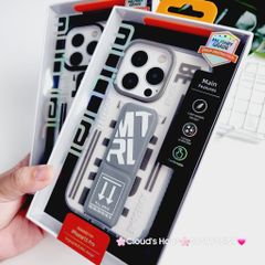 Case Ốp điện thoại Trong Freedom Chống Dựng Chống Shock Không Vàng Mutural chính hãng iPhone 15Pro/15Promax