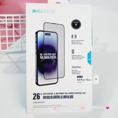 CƯỜNG LỰC Siêu Đẹp Cao cấp Chính Hãng KUZOOM ( Phiên Bản Cao cấp MỚI)