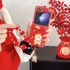 Case Ốp điện thoại Samsung Z Flip RỒNG MORE MONEY Kèm Charm Samsung Z Flip 4/5 - TẾT