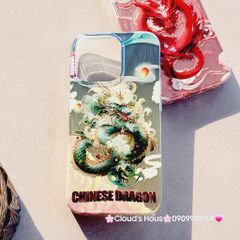 Case Ốp điện thoại iPhone Rồng Xanh Hologram Chinese Dragon iPhone 12/13/14/15/Pro/Promax - TẾT