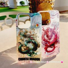 Case Ốp điện thoại iPhone Rồng Xanh Hologram Chinese Dragon iPhone 12/13/14/15/Pro/Promax - TẾT
