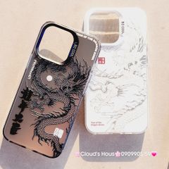 Case Ốp điện thoại iPhone Rồng Trắng Nền trắng So Cool iPhone 11/12/13/14/15/Pro/Promax - TẾT