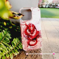Case Ốp điện thoại iPhone Rồng Đỏ Hologram Chinese Dragon iPhone 12/13/14/15/Pro/Promax - TẾT