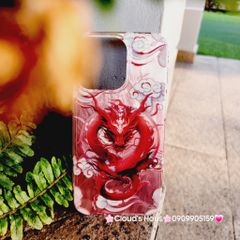 Case Ốp điện thoại iPhone Rồng Đỏ Hologram Chinese Dragon iPhone 12/13/14/15/Pro/Promax - TẾT