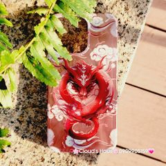 Case Ốp điện thoại iPhone Rồng Đỏ Hologram Chinese Dragon iPhone 12/13/14/15/Pro/Promax - TẾT