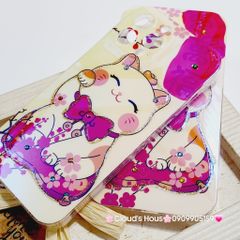 Case Ốp điện thoại iPhone Mèo may mắn vẫy tay Hologram Ánh Xà Cừ iPhone 11/12/13/14/15/Pro/Promax - TẾT