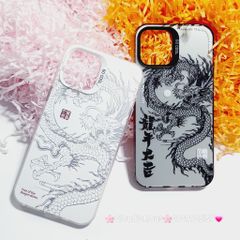 Case Ốp điện thoại iPhone Rồng Trắng Nền trắng So Cool iPhone 11/12/13/14/15/Pro/Promax - TẾT