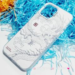 Case Ốp điện thoại iPhone Rồng Trắng Nền trắng So Cool iPhone 11/12/13/14/15/Pro/Promax - TẾT