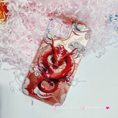 Case Ốp điện thoại iPhone Rồng Đỏ Hologram Chinese Dragon iPhone 12/13/14/15/Pro/Promax - TẾT