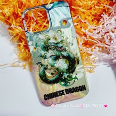 Case Ốp điện thoại iPhone Rồng Xanh Hologram Chinese Dragon iPhone 12/13/14/15/Pro/Promax - TẾT