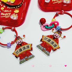 Vòng charm đeo điện thoại THẦN TÀI TẾT