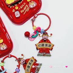 Vòng charm đeo điện thoại THẦN TÀI TẾT
