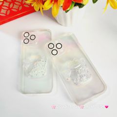 Case Ốp điện thoại iPhone Mèo May Mắn túi tiền nổi trong hologram bảo vệ camera iPhone 12/13/14/15/Pro/Promax - TẾT