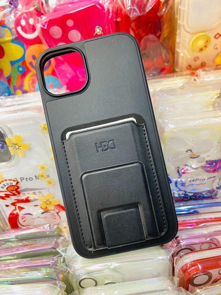 Case Ốp điện thoại iPhone HDD Da Đựng Card Chống dựng VERSION 2 iPhone 11/12/13/14/Pro/Promax