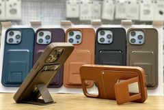 Case Ốp điện thoại iPhone HDD Da Đựng Card Chống dựng VERSION 2 iPhone 11/12/13/14/Pro/Promax