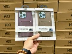 Case Ốp điện thoại iPhone HDD Da Đựng Card Chống dựng VERSION 2 iPhone 11/12/13/14/Pro/Promax