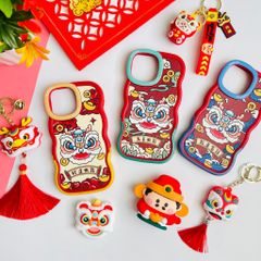 Case Ốp điện thoại iPhone LÂN gợn sóng nhám da chống dựng chống shock iPhone 11/12/13/14/15/Pro/Promax - TẾT