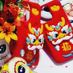 Case Ốp điện thoại iPhone Su dẻo Lân - Rồng kèm Popsocket iPhone 11/12/13/14/15/Pro/Plus/Promax - TẾT