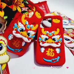 Case Ốp điện thoại iPhone Su dẻo Lân - Rồng kèm Popsocket iPhone 11/12/13/14/15/Pro/Plus/Promax - TẾT