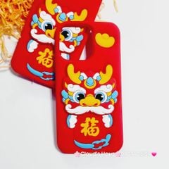 Case Ốp điện thoại iPhone Su dẻo Lân - Rồng kèm Popsocket iPhone 11/12/13/14/15/Pro/Plus/Promax - TẾT