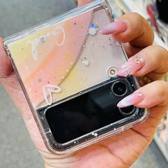 Case Ốp điện thoại Samsung Z Flip Cầu vòng hologram Samsung Z Flip 3/4/5