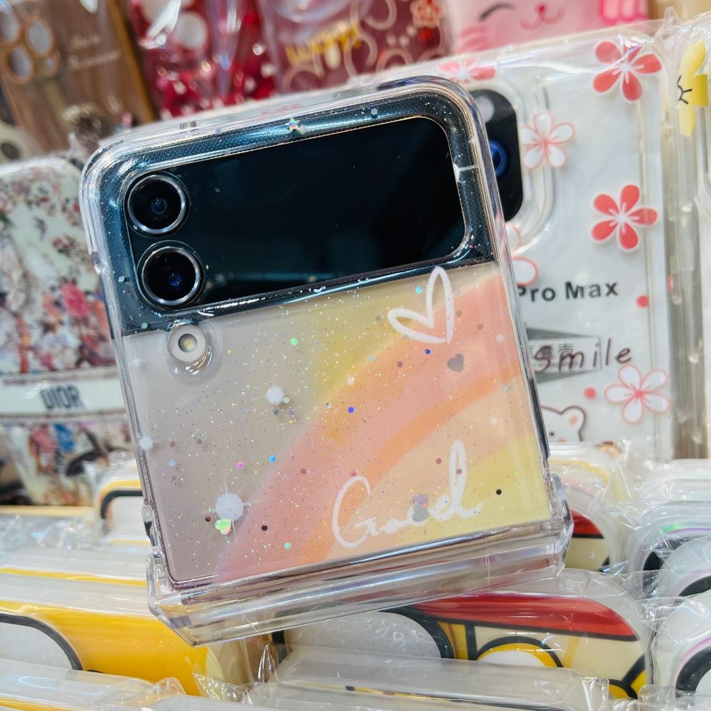 Case Ốp điện thoại Samsung Z Flip Cầu vòng hologram Samsung Z Flip 3/4/5