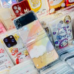 Case Ốp điện thoại Samsung Z Flip Cầu vòng hologram Samsung Z Flip 3/4/5