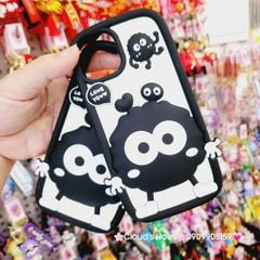 Case Ốp điện thoại iPhone Hòn Than Đen Cute Su dẻo 3D Nổi iPhone 11/12/13/14/15/Plus/Pro/Promax