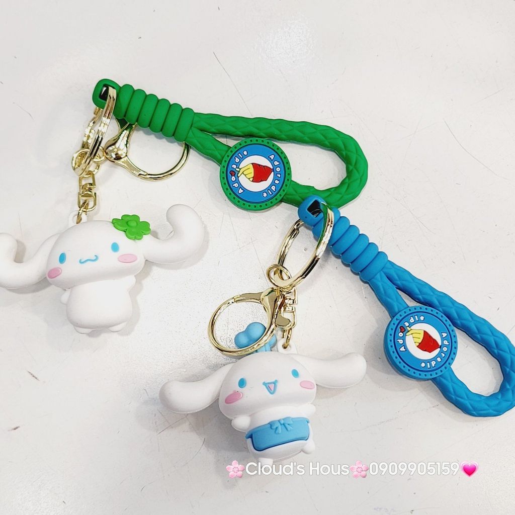 Móc Khóa Thỏ Cinnamoroll Kute ( nhiều mẫu)