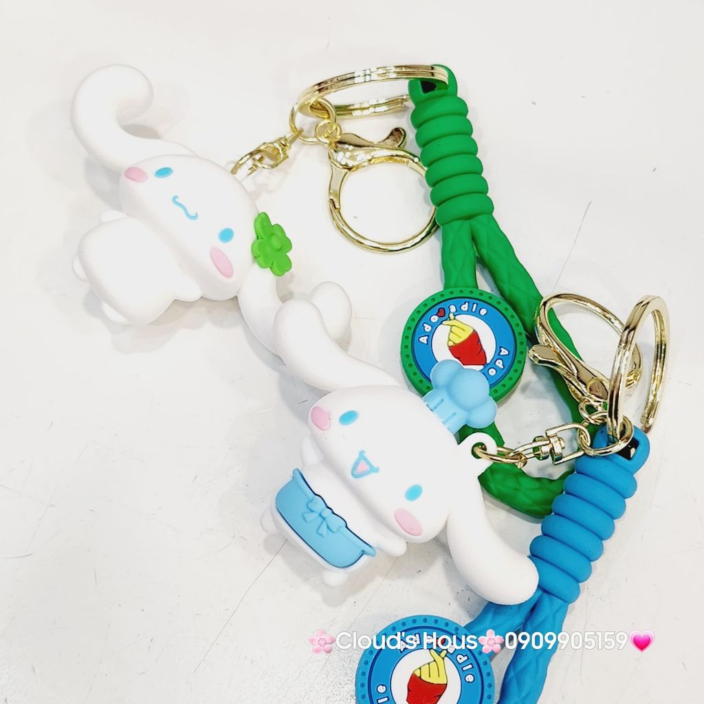 Móc Khóa Thỏ Cinnamoroll Kute ( nhiều mẫu)