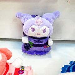 Móc Khóa Gấu Bông Gói Bánh Kuromi Melody Cinnamoroll