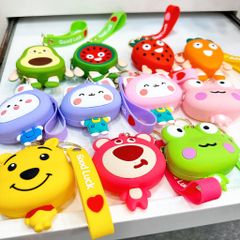 Bóp Móc Khóa Silicone Nhỏ Gọn Hoạt Hình Kute