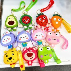 Bóp Móc Khóa Silicone Nhỏ Gọn Hoạt Hình Kute