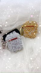 Cover Case Vỏ bảo vệ Airpod Đính đá Kim Tuyến Bling Bling Airpod 1/2