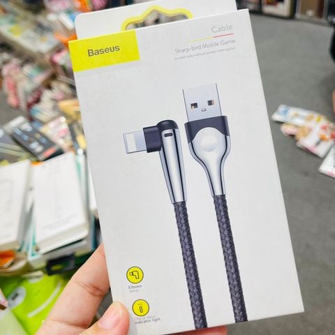CÁP SẠC BASEUS chính hãng IPHONE (đầu vuông chống gãy) -2M