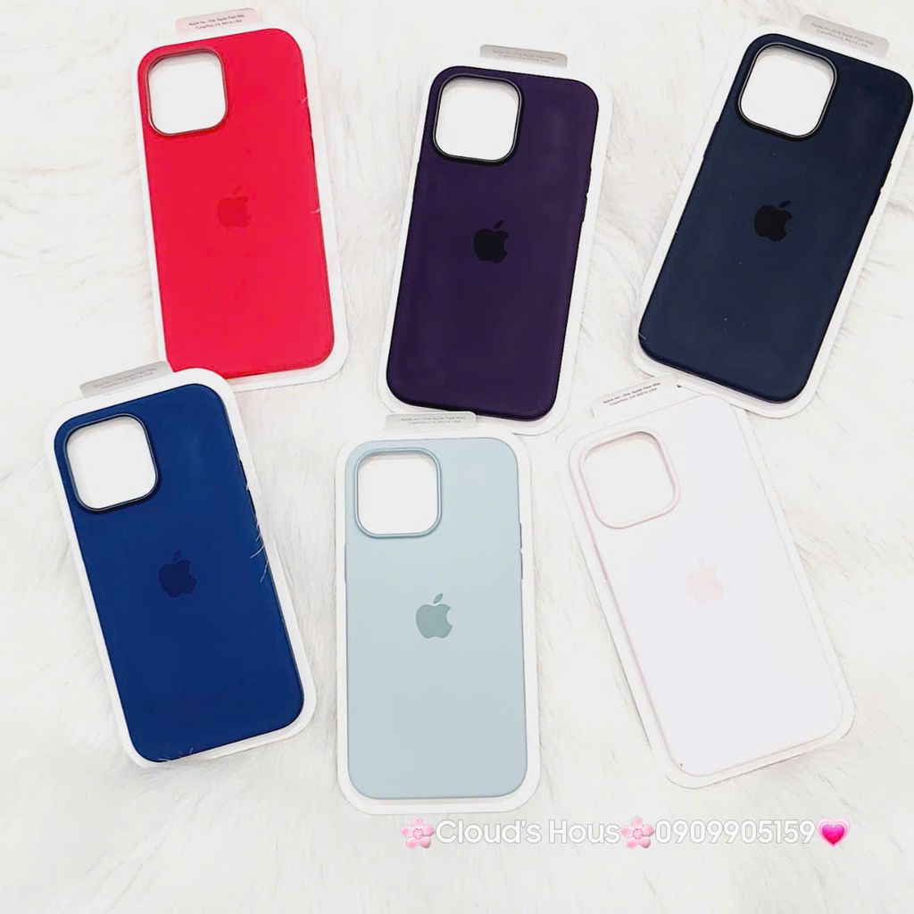 Case Ốp điện thoại iPhone Silicone Magsafe Chính hãng Apple iPhone 15/Pro/Promax