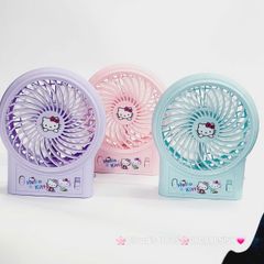 Mini Fan - Quạt Cầm Tay - Để Bàn Hello Kitty