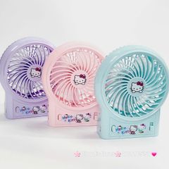 Mini Fan - Quạt Cầm Tay - Để Bàn Hello Kitty