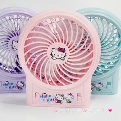 Mini Fan - Quạt Cầm Tay - Để Bàn Hello Kitty