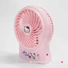 Mini Fan - Quạt Cầm Tay - Để Bàn Hello Kitty