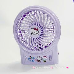 Mini Fan - Quạt Cầm Tay - Để Bàn Hello Kitty