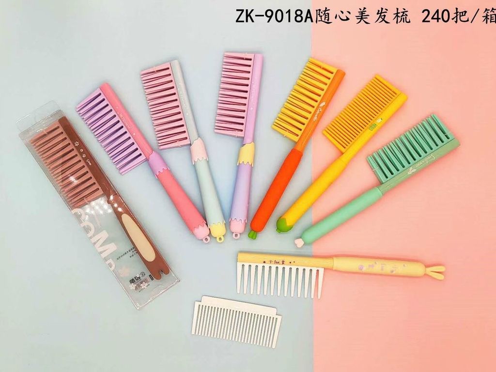 Lược 2in1 Thay Đầu Chải Kute Form Vuông