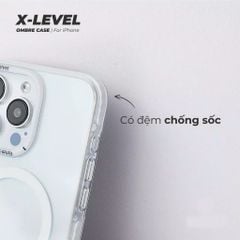 Case Ốp điện thoại iPhone Nhám Sọc ngang Hologram X-LEVEL chính hãng  iPhone 14/15/16/Pro/Promax